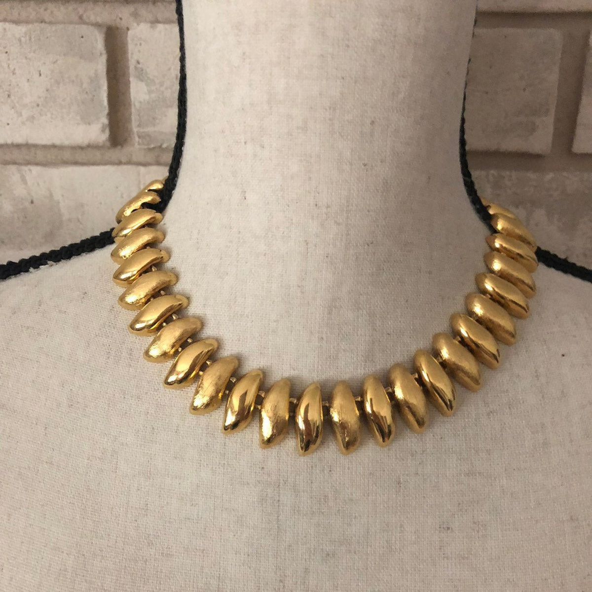 Classic Gold Vintage Napier Chunky Layering Necklace - 24 Wishes Vintage Jewelry