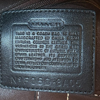 Coach 8A05 Vintage Soho Y2K Brown Leather Shoulder Bag Contrast Stitching Accessories 24 Wishes Vintage Jewelry