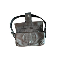 Coach 8A05 Vintage Soho Y2K Brown Leather Shoulder Bag Contrast Stitching Accessories 24 Wishes Vintage Jewelry