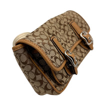 Coach Bon Voyage Signature Y2K Canvas Leather Trim Belt Bag