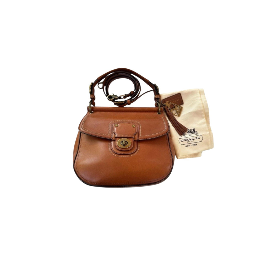 AccessoriesCoach Legacy Brown Leather Crossbody Handbag Limited Ed 19132 70th Anniversary
