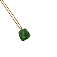 Necklaces & PendantsCrown Trifari 1960s Green Marbled Lucite Pendant Necklace