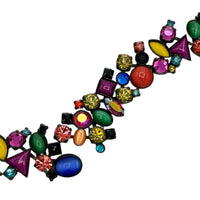 Sorrelli Multicolor Crystal Cabochon Collage Bracelet