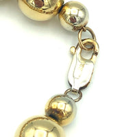 Dobbs Sterling Gold Plated Layering Bead Classic Necklace - 24 Wishes Vintage Jewelry