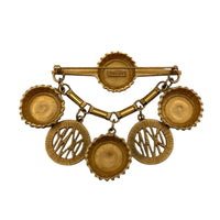 Brooches & PinsDonna Karan DKNY Bottle Cap Dangle Charm Brooch