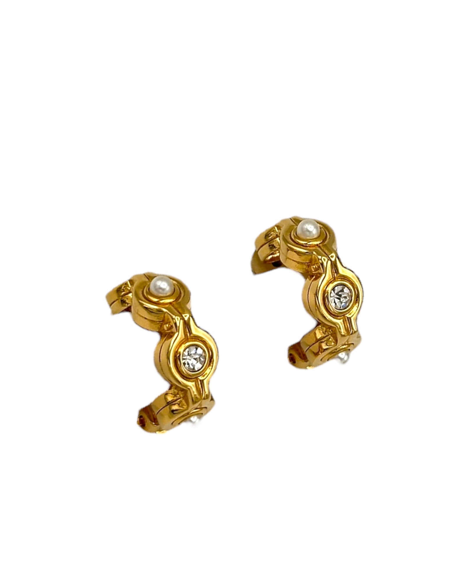 アクセサリー VINTAGE D'ORLAN NECKLESS & EARRINGS Vintage Jewelry - D'Orlan Gold Tone Tassel Earrings