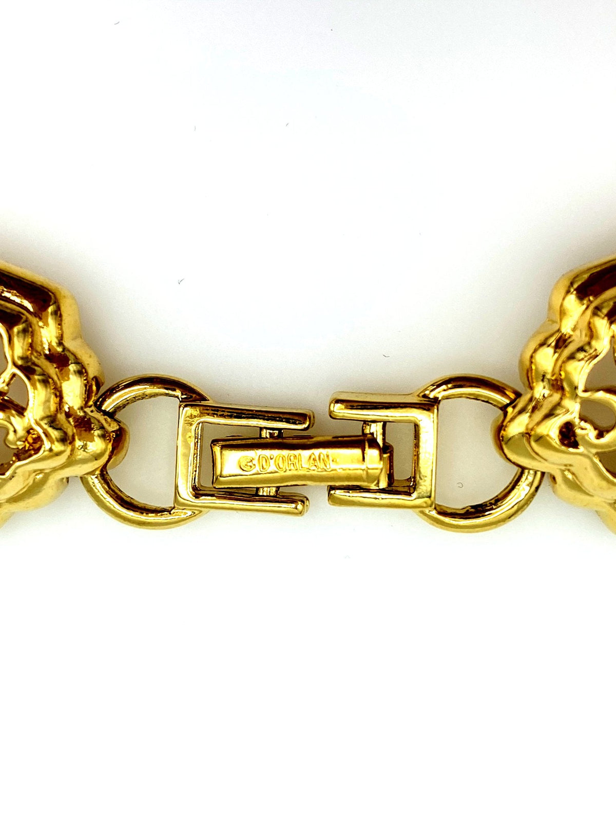 D'Orlan Vintage Classic Gold Chunky Layering Necklace - 24 Wishes Vintage Jewelry