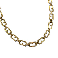 Vintage Givenchy Gold Logo Chain Necklace