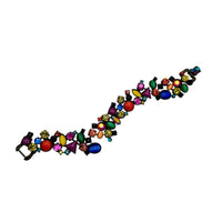 Sorrelli Multicolor Crystal Cabochon Collage Bracelet