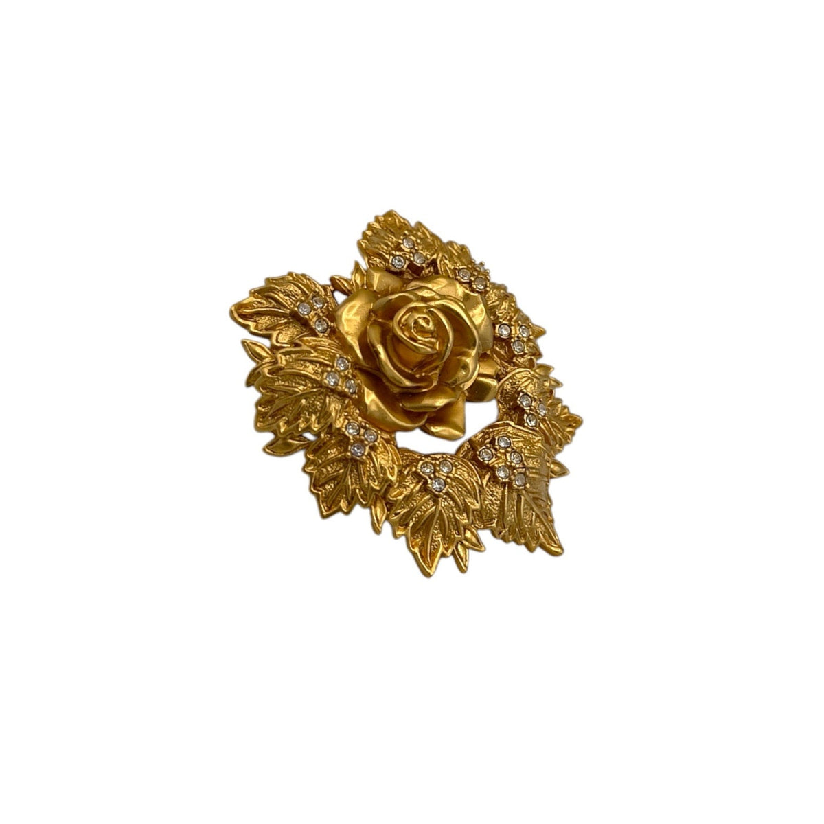 Brooches & PinsElizabeth Taylor Avon Passion Flower Pin Gold Rose Brooch Signed