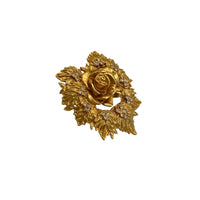 Brooches & PinsElizabeth Taylor Avon Passion Flower Pin Gold Rose Brooch Signed