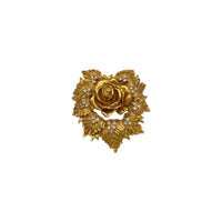 Brooches & PinsElizabeth Taylor Avon Passion Flower Pin Gold Rose Brooch Signed