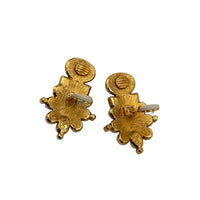 EarringsElizabeth Taylor Avon Sea Coral Art Deco Clip - On Earrings