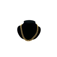 Signed Monet Gold Twisted Link Long Layering Chain Necklace