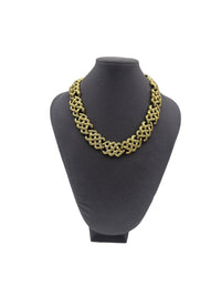 Givenchy Basketweave Link Gold Chain Vintage Necklace - 24 Wishes Vintage Jewelry