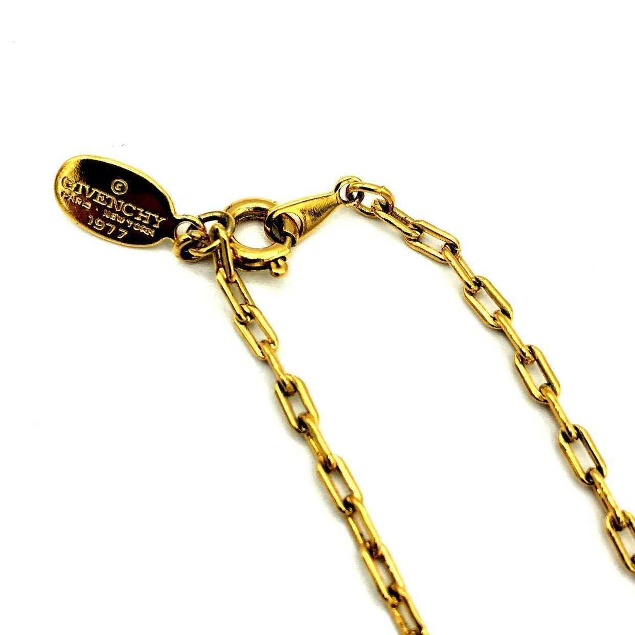 Givenchy Vintage Gold Necklace Chain on sale Double G