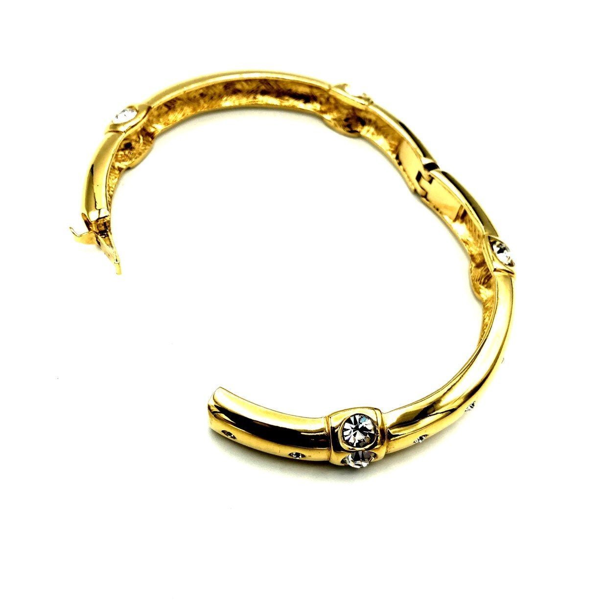 GIVENCHY Rose Gold-Tone Round & Pear-Shape Crystal Flex