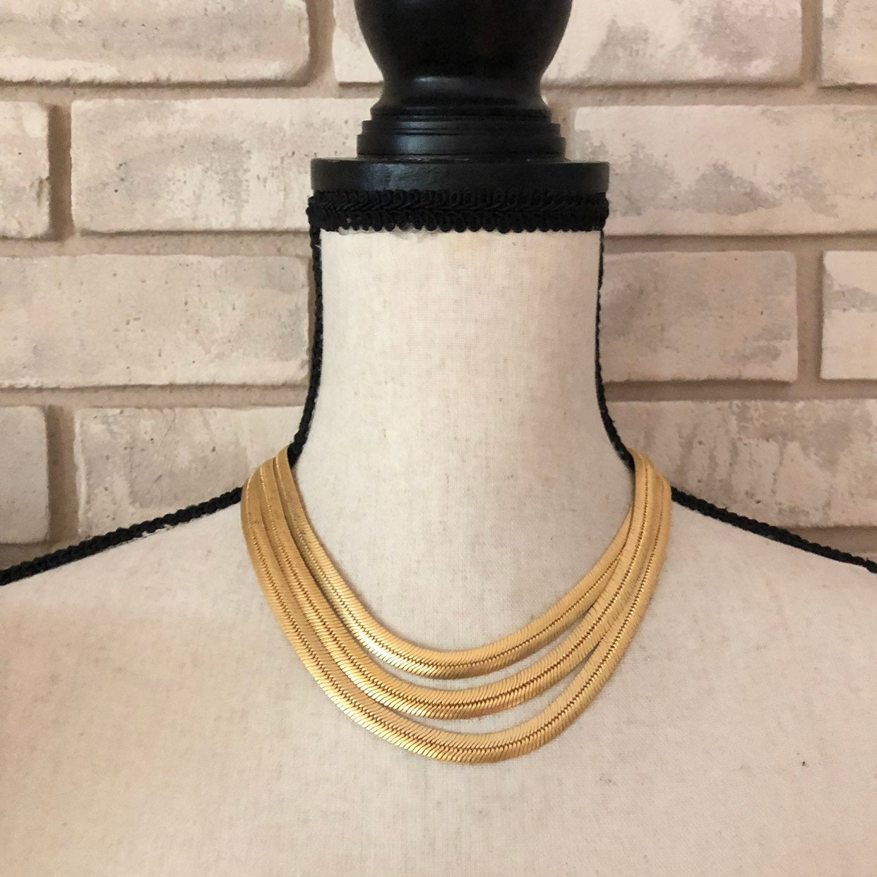 Vintage Gold Givenchy selling Heavy Chain Necklace