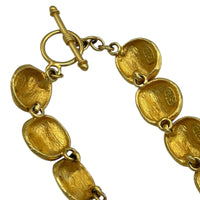 Necklaces & PendantsGJD Gold Nugget Chunky Statement Necklace 1980s