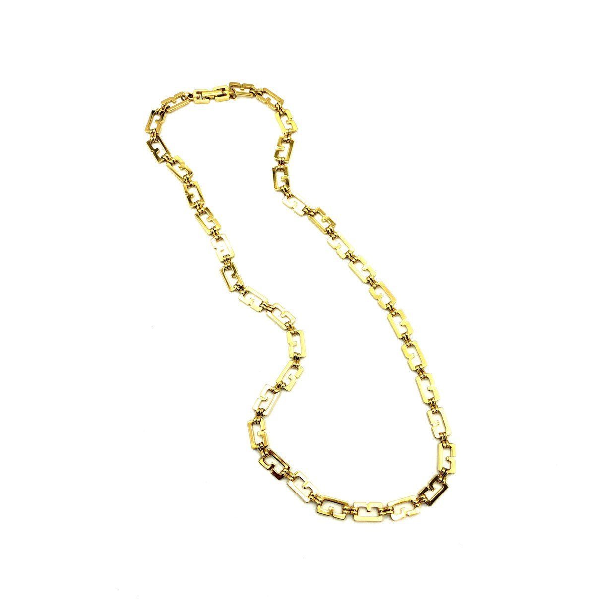 Vintage Givenchy Necklace, Givenchy Logo Charm Necklace