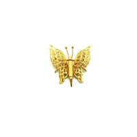 Gold Classic Monet Filigree Style Butterfly Vintage Brooch - 24 Wishes Vintage Jewelry