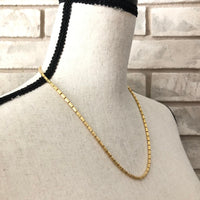 Gold Layering Chain Vintage Goldette Necklace - 24 Wishes Vintage Jewelry