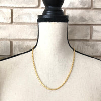 Gold Layering Chain Vintage Goldette Necklace - 24 Wishes Vintage Jewelry