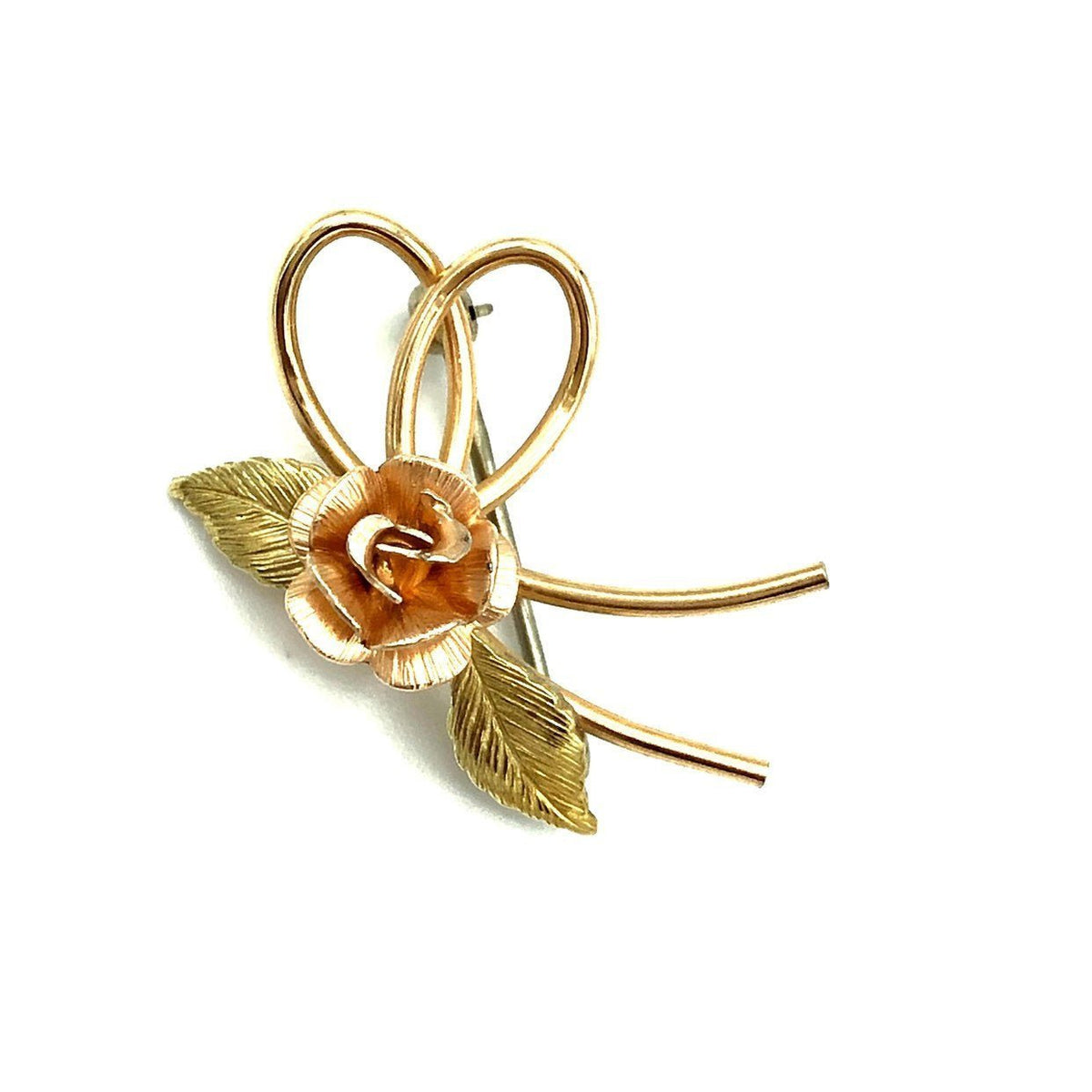 Gold Pearl Vintage Heart Brooch Scatter Pin Trio - 24 Wishes Vintage Jewelry