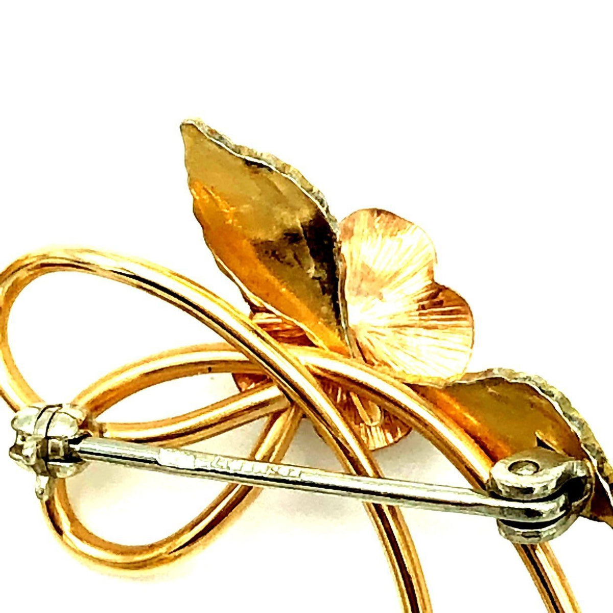 Gold Pearl Vintage Heart Brooch Scatter Pin Trio - 24 Wishes Vintage Jewelry