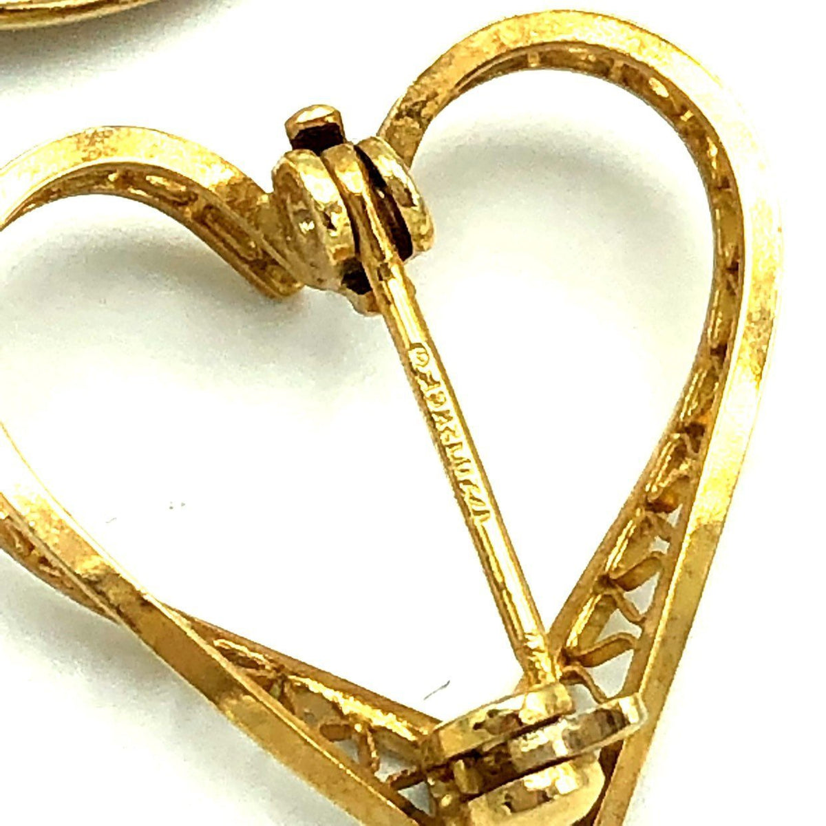 Gold Pearl Vintage Heart Brooch Scatter Pin Trio - 24 Wishes Vintage Jewelry