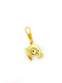 Gold & Silver Horse Shoe Charm - 24 Wishes Vintage Jewelry