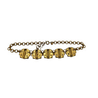 J. Crew Antiqued Gold Medallion & Rhinestone Statement Necklace Necklaces & Pendants 24 Wishes Vintage Jewelry
