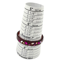 J.Crew Acrylic Jewel Tone Pink Rhinestone Bangle Bracelet 24 Wishes Vintage Jewelry