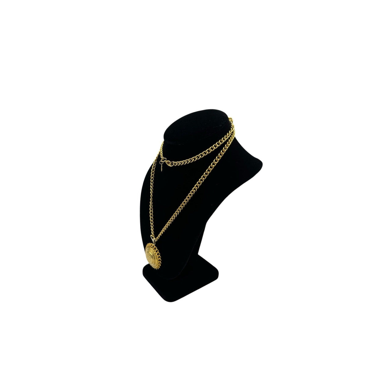 JG Hook Cuban Chain Necklace Anchor Nautical Layering Pendant