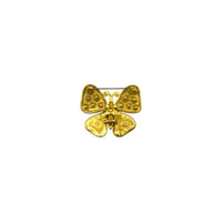 Joan Rivers Gold Butterfly Brooch Multicolor Rhinestones Pin