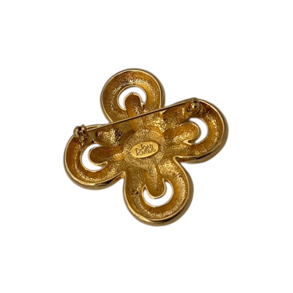 Brooches & PinsJoan Rivers Gold - Plated Petite Pearl Knot Brooch