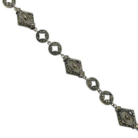 BraceletsJudith Jack Sterling Silver Marcasite Camphor Glass Bracelet