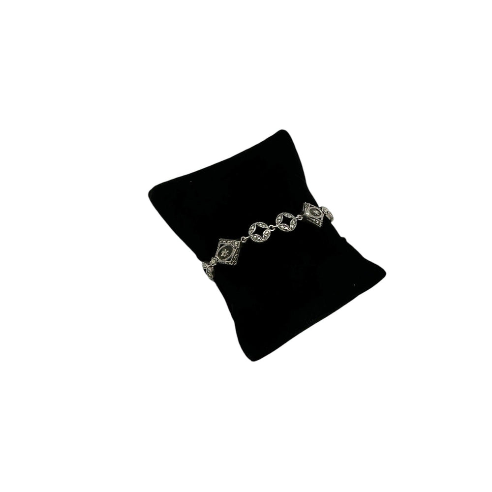 BraceletsJudith Jack Sterling Silver Marcasite Camphor Glass Bracelet