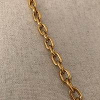 Kenneth Jay Lane Classic Gold Long Chain Necklace - 24 Wishes Vintage Jewelry