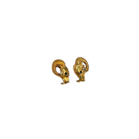 EarringsKenneth Jay Lane KJL Gold Ram Head Clip - On Earrings