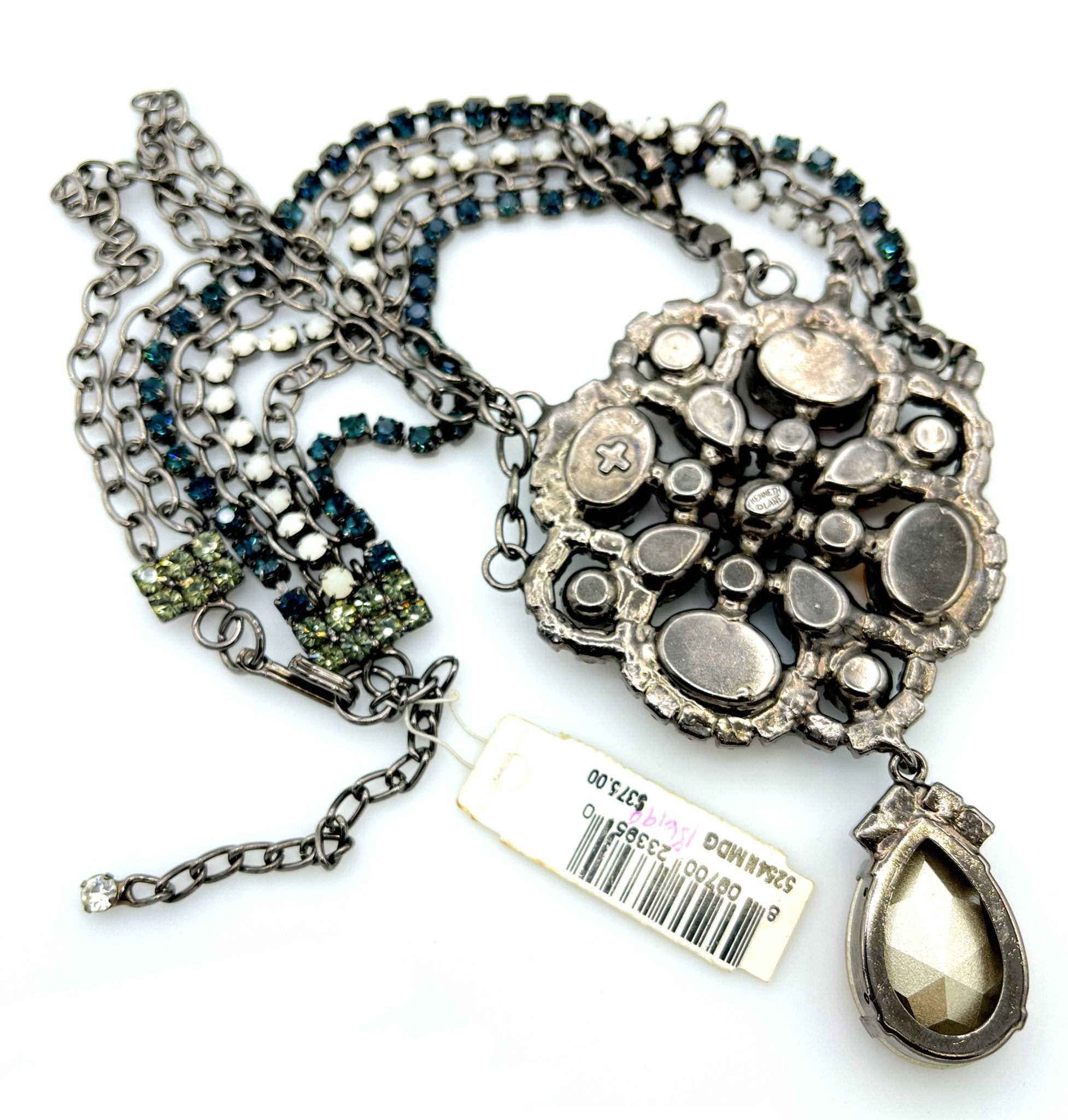 Kenneth Jay Lane Multi-Color Rhinestone Statement Necklace