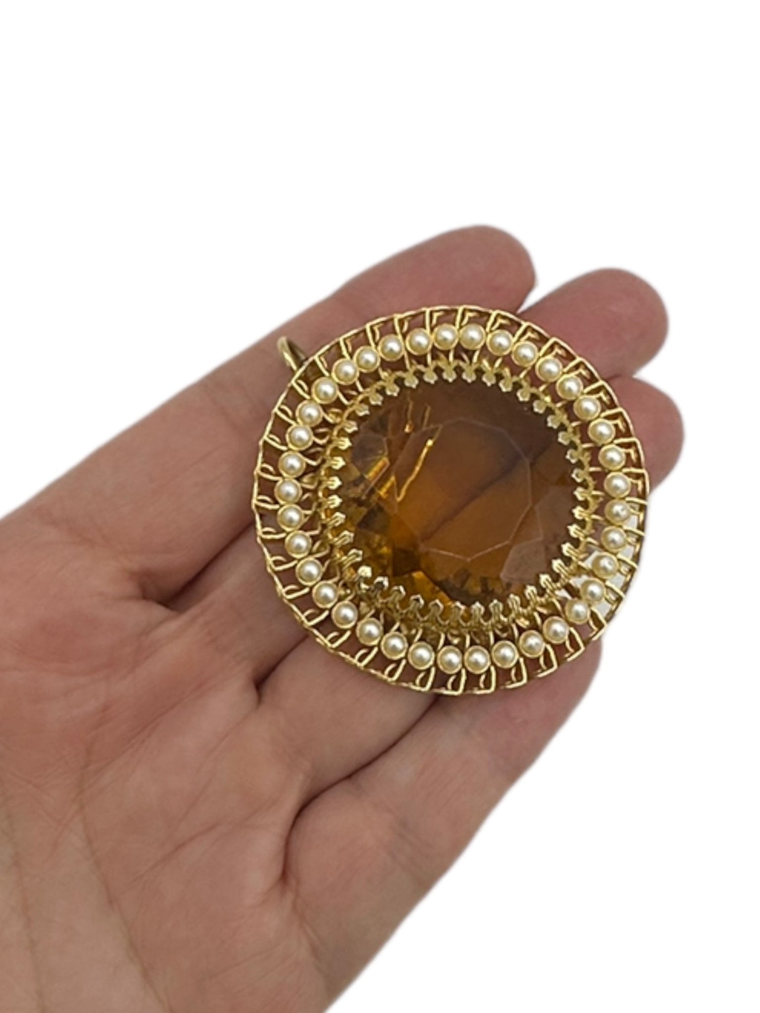 Large good Statement Brooch