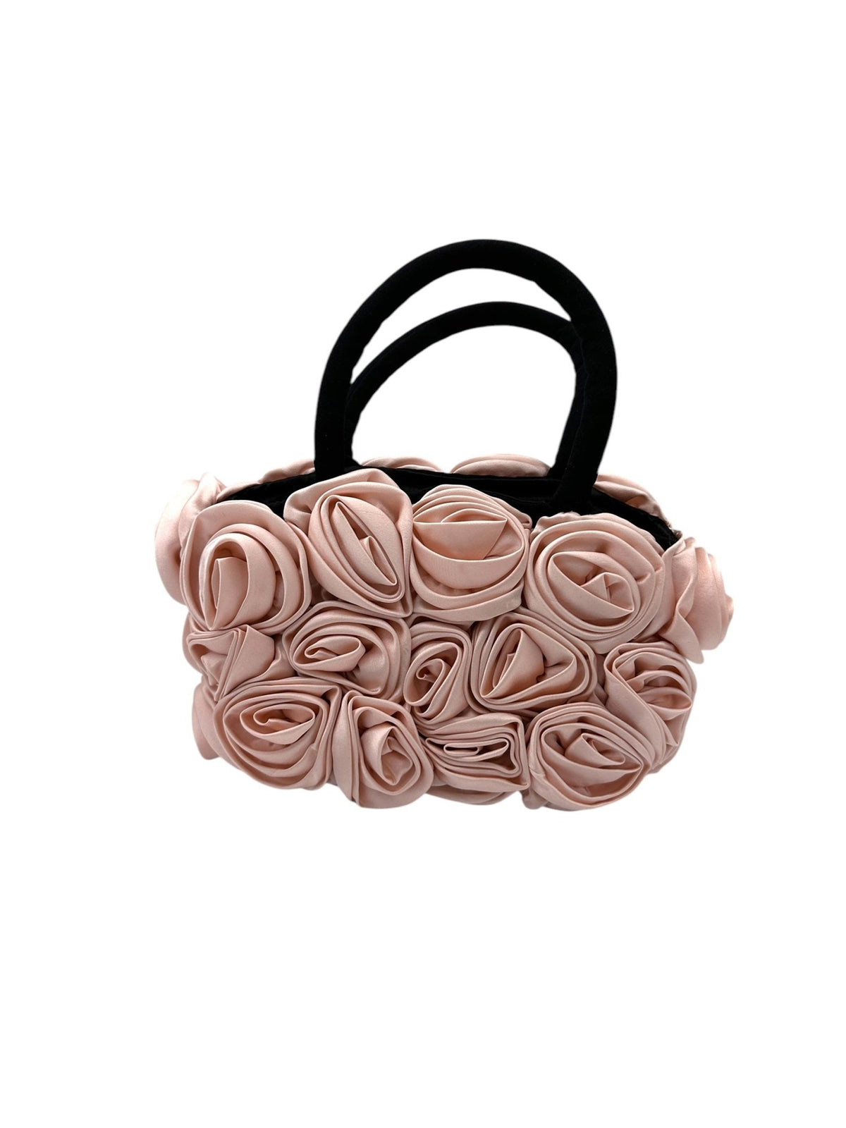 Laura Madrigano Handmade Dusty Rose Pink Bouquet Top Handle Handbag - 24 Wishes Vintage Jewelry