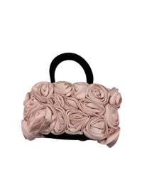 Laura Madrigano Handmade Dusty Rose Pink Bouquet Top Handle Handbag - 24 Wishes Vintage Jewelry