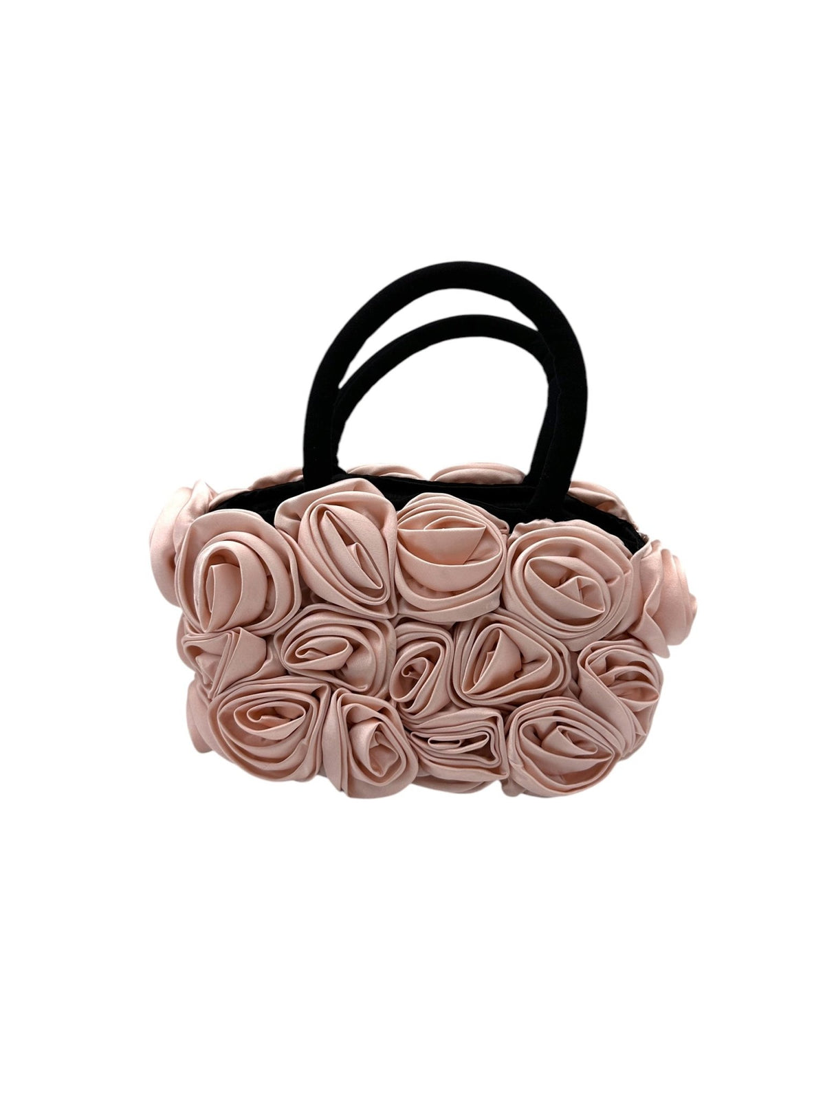 Laura Madrigano Handmade Dusty Rose Pink Bouquet Top Handle Handbag - 24 Wishes Vintage Jewelry