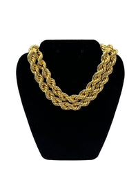 Long Statement Rope Link Gold Vintage Layering Chain - 24 Wishes Vintage Jewelry