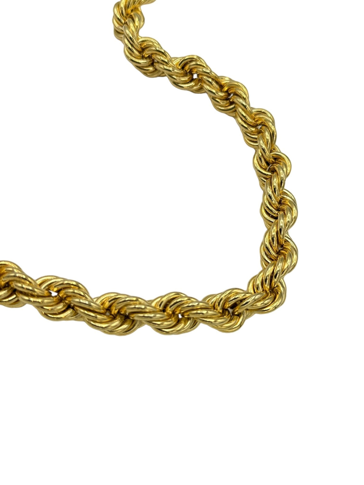 Gold Link Types Rope Long Statement Rope Link Gold Vintage Layering Chain - 24 Wishes ...