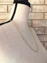 Marvella Pearl & Gold Chain Layering Vintage Necklace - 24 Wishes Vintage Jewelry