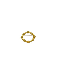 Monet Gold Bamboo Circle Vintage Classic Brooch Pin Brooches & Pins 24 Wishes Vintage Jewelry
