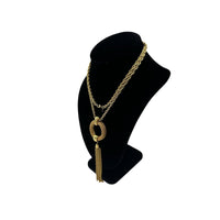 Necklaces & PendantsMonet Gold Tassel Circle Pendant Necklace